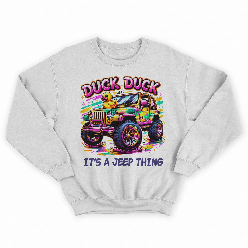 Jeep Duck It's a Jeep Thing Pocket Hoodie T-Shirt Supler Store