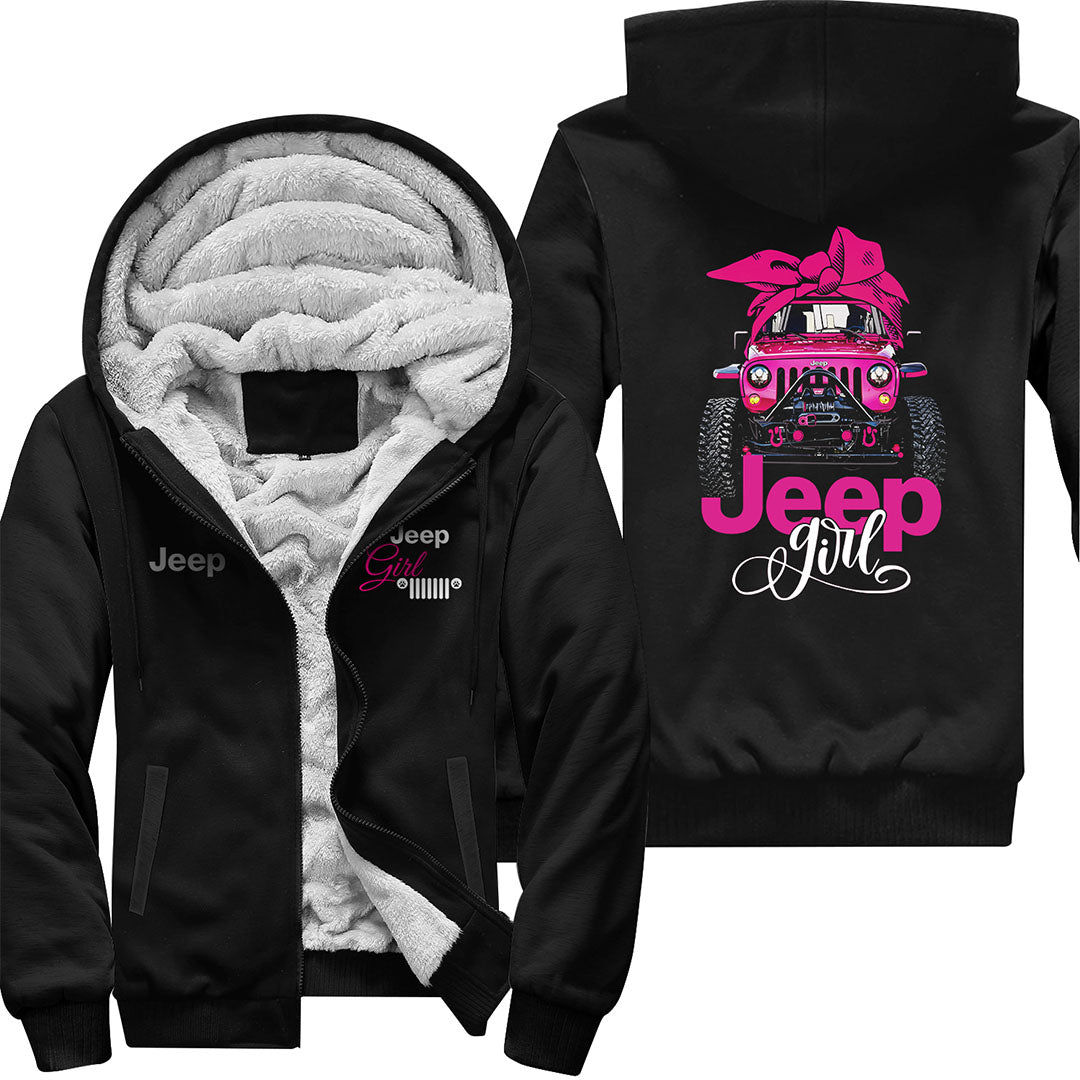 Multicolor Offroad Girl Adventure T-Shirt Zip Hoodie Supler Store