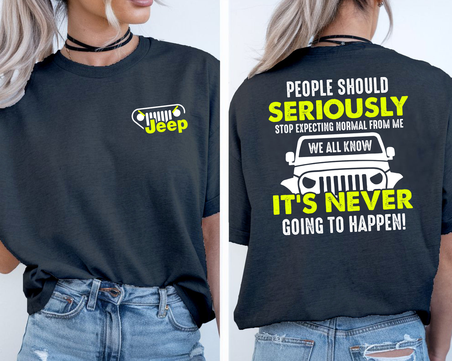 Jeep People Should Stop Expecting Normal From Me Funny T-Shirt Hoodie Jeep I Am A Simple Woman And Believe In Jesus T-Shirt Hoodie