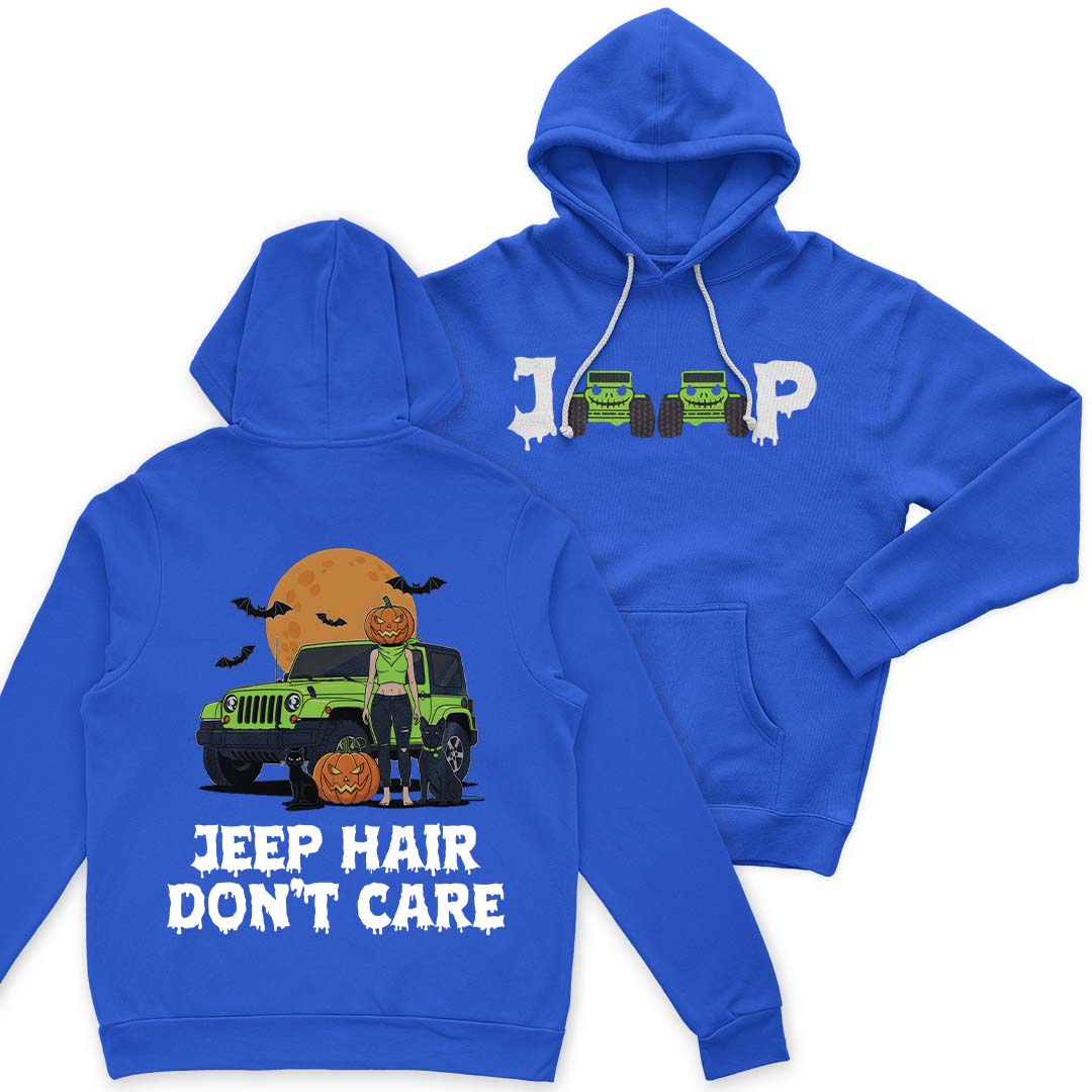 Jeep Hair Don't Care Spooky Halloween T-Shirt Hoodie Supler Store