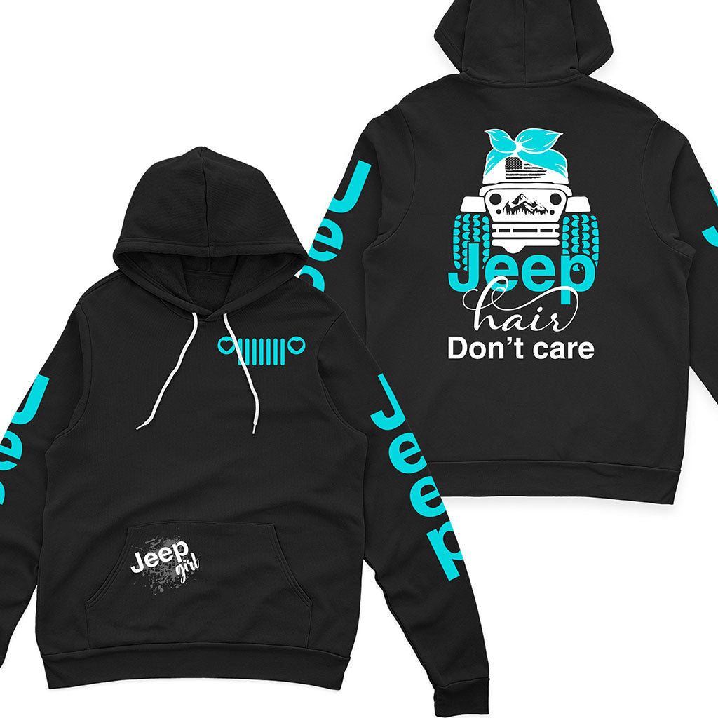 Jeep Hair Don't Care T-shirt Hoodie Supler Store