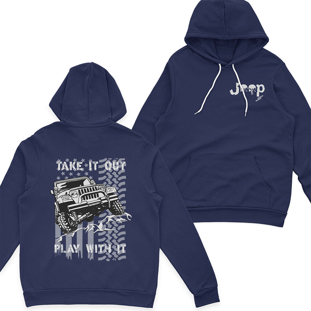 Jeep American Flag Take It Out & Play With It Men T-Shirt Hoodie Supler Store