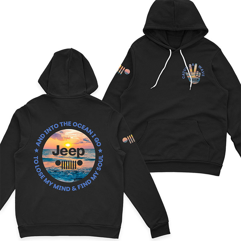 Jeep And Into The Ocean I Go T-Shirt Hoodie