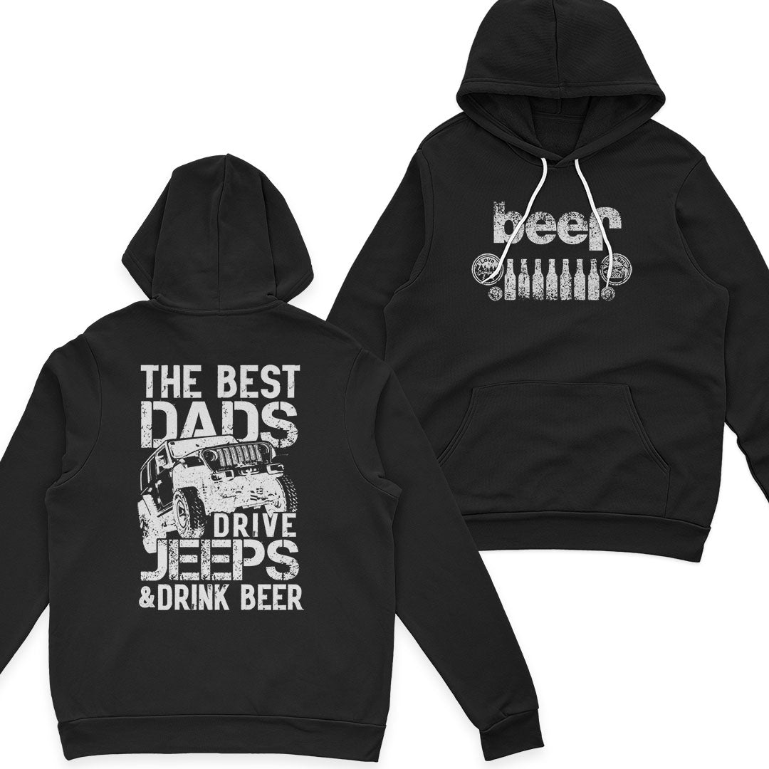 Jeep The Best Dad Beer Father's Day Gift T-Shirt Hoodie