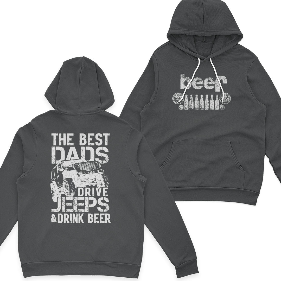 Jeep The Best Dad Beer Father's Day Gift T-Shirt Hoodie
