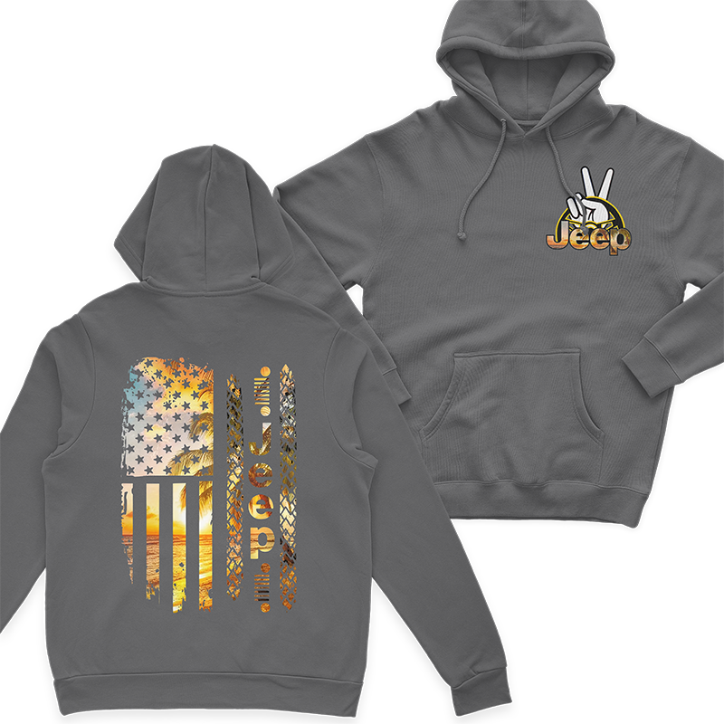 Jeep Beach American Flag Hoodie T-Shirt Supler Store