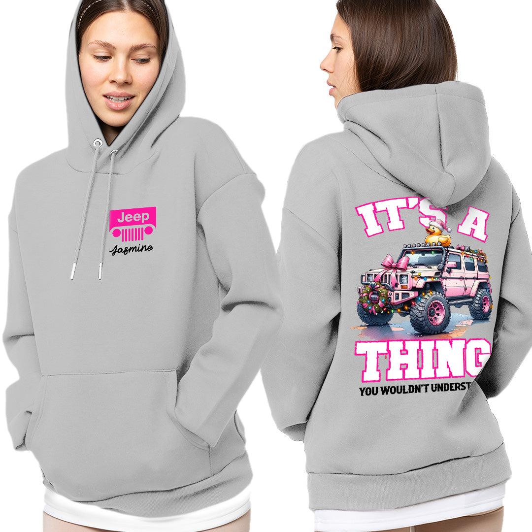 Personalized It's a Jeep Thing Christmas Duck T-Shirt Supler Store