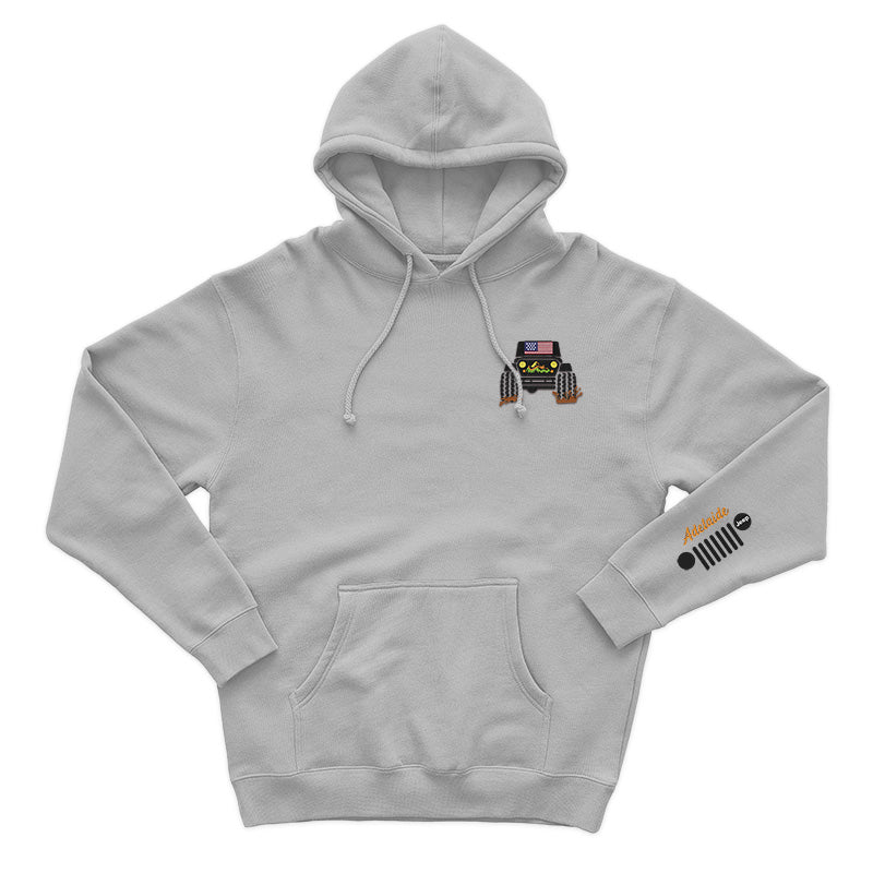 Personalized American Jeep Offroad Embroidered T-Shirt Hoodie Supler Store