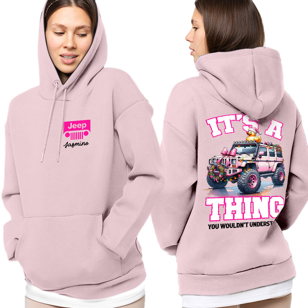 Personalized It's a Jeep Thing Christmas Duck T-Shirt Supler Store