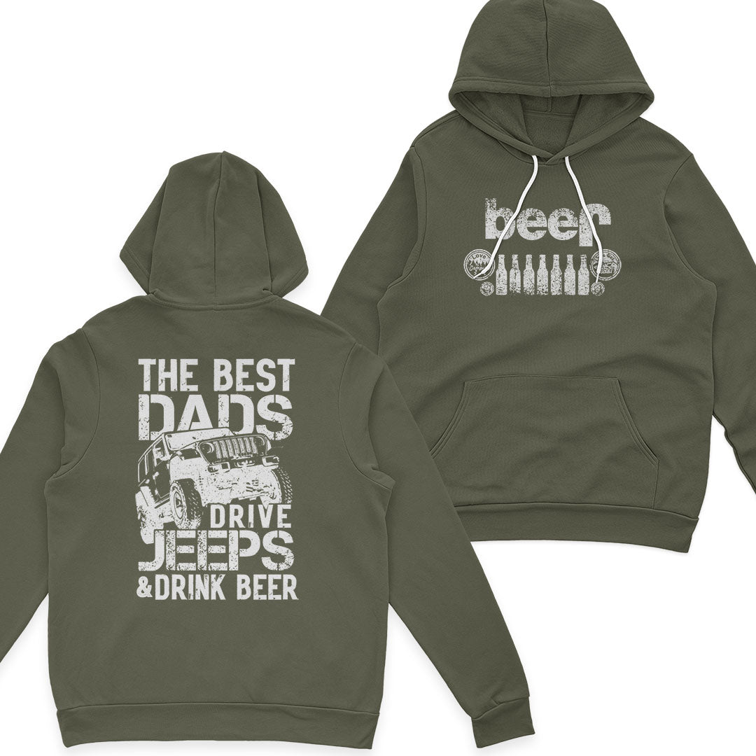 Jeep The Best Dad Beer Father's Day Gift T-Shirt Hoodie