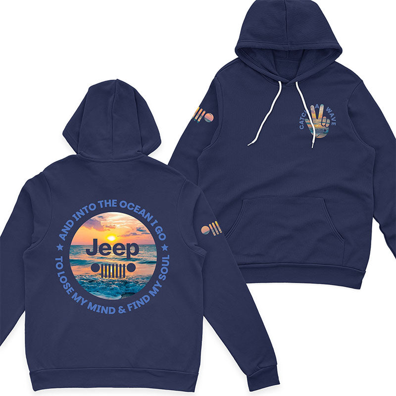 Jeep And Into The Ocean I Go T-Shirt Hoodie