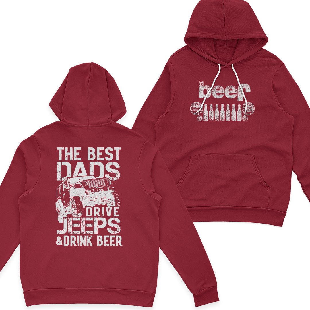 Jeep The Best Dad Beer Father's Day Gift T-Shirt Hoodie