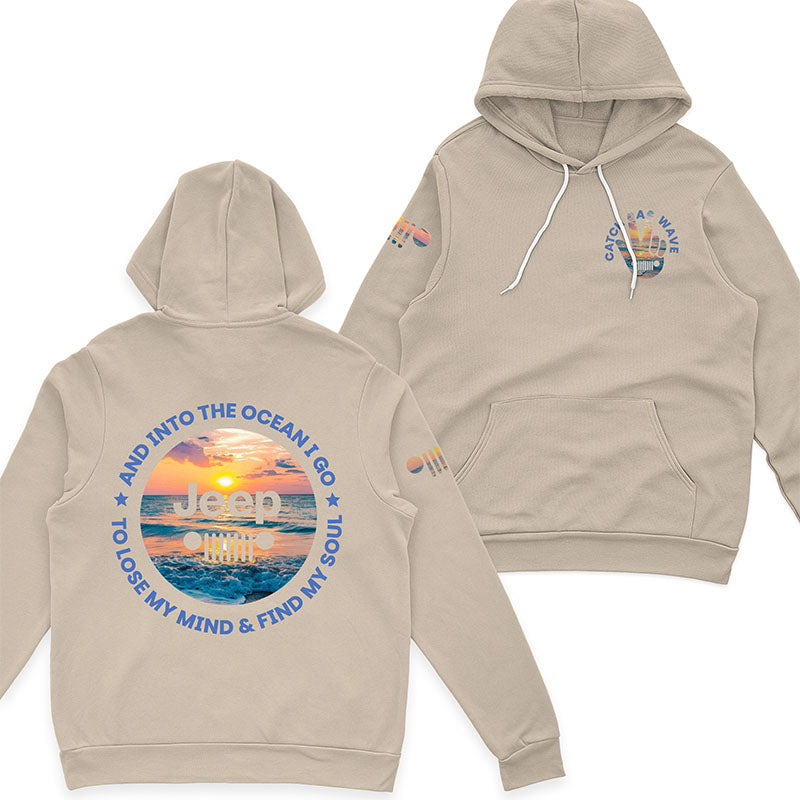 Jeep And Into The Ocean I Go T-Shirt Hoodie