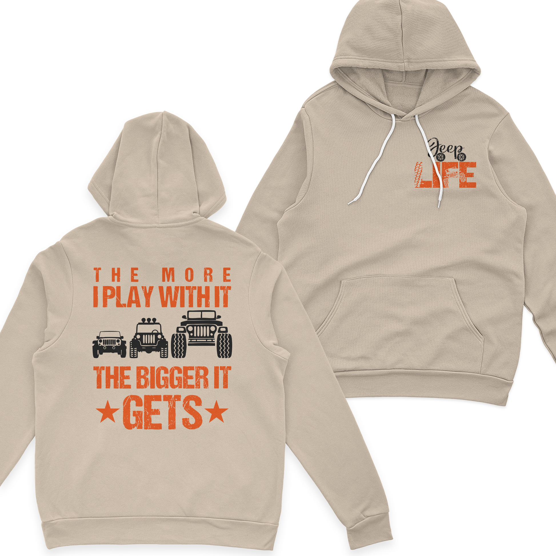Jeep The More I Play With It The Bigger It Gets T-Shirt Hoodie Supler Store