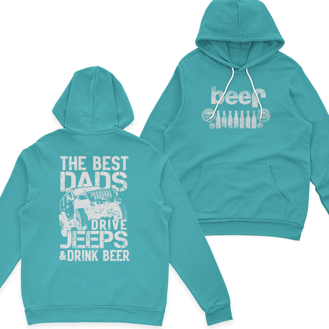 Jeep The Best Dad Beer Father's Day Gift T-Shirt Hoodie