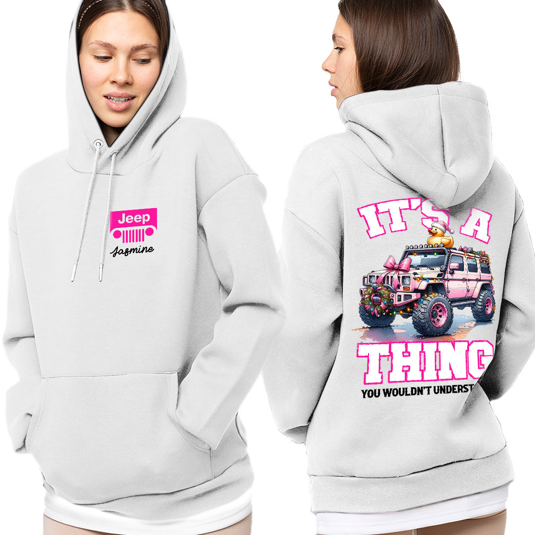 Personalized It's a Jeep Thing Christmas Duck T-Shirt Supler Store