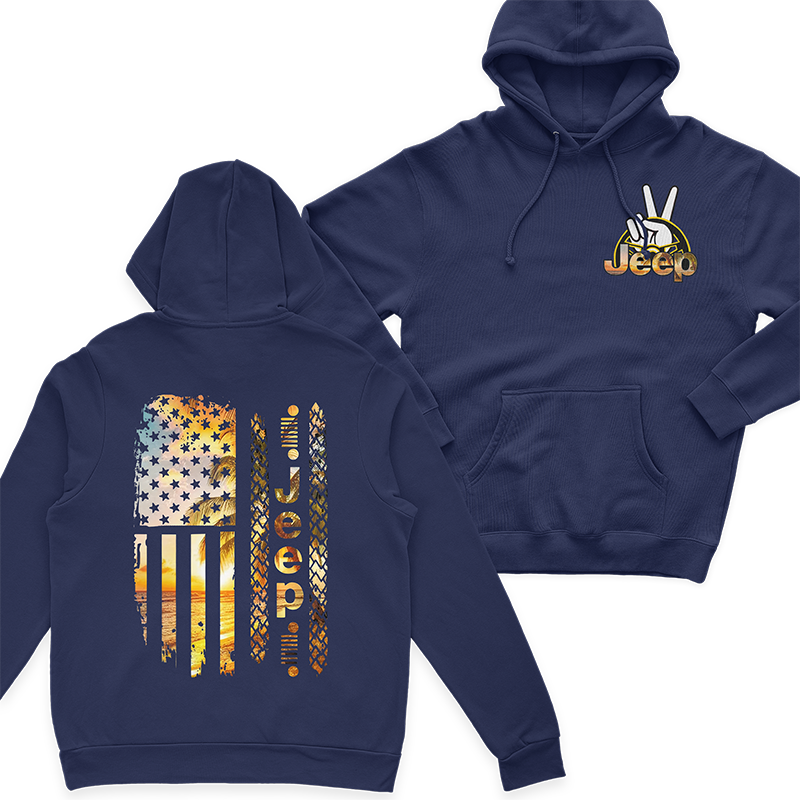 Jeep Beach American Flag Hoodie T-Shirt Supler Store