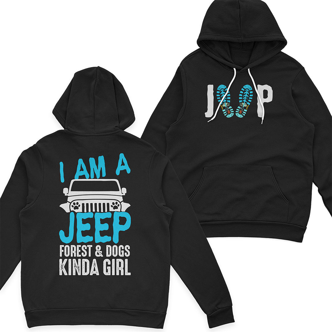 I'm A Jeep Forest & Dogs Kinda Girl T-Shirt Hoodie Supler Store