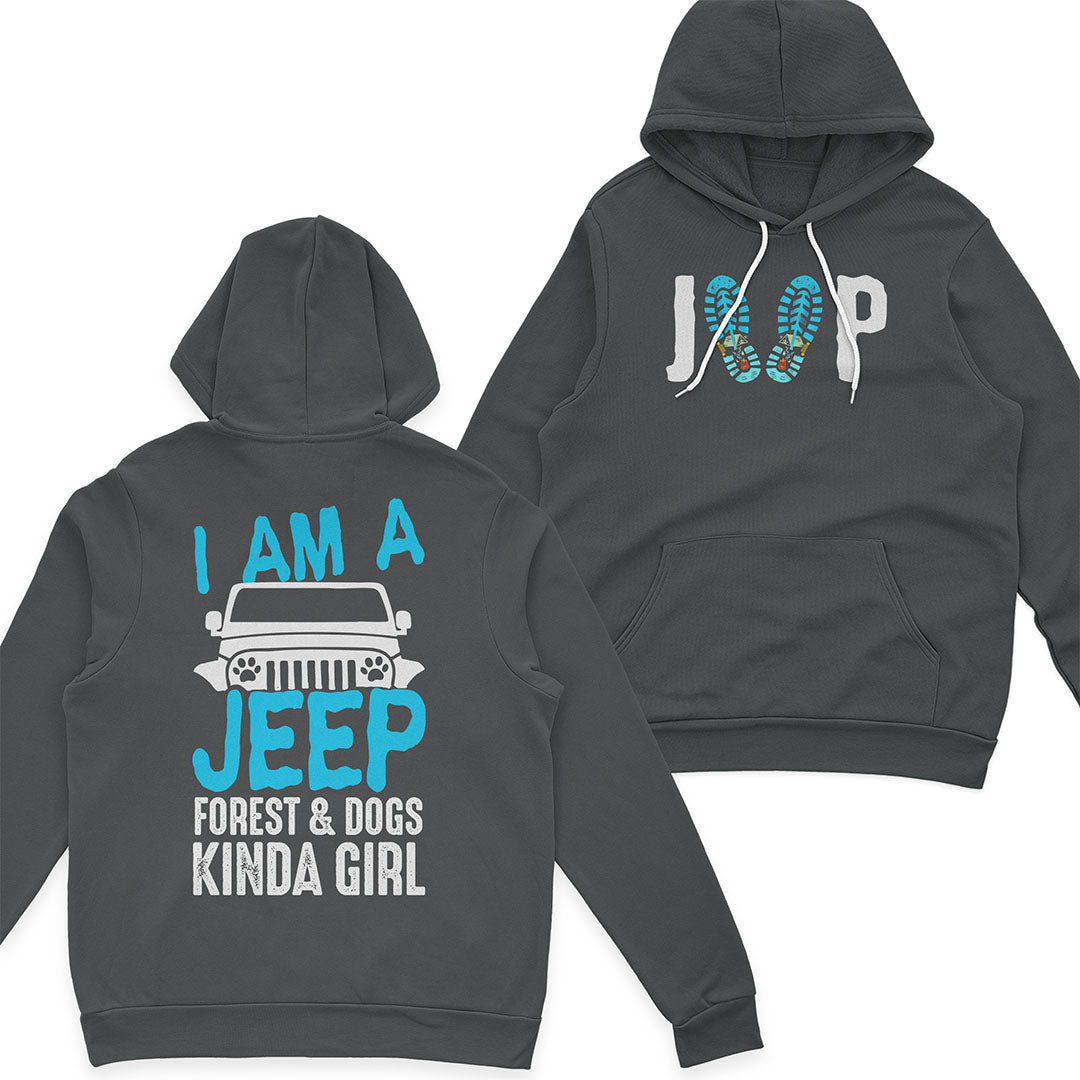 I'm A Jeep Forest & Dogs Kinda Girl T-Shirt Hoodie Supler Store