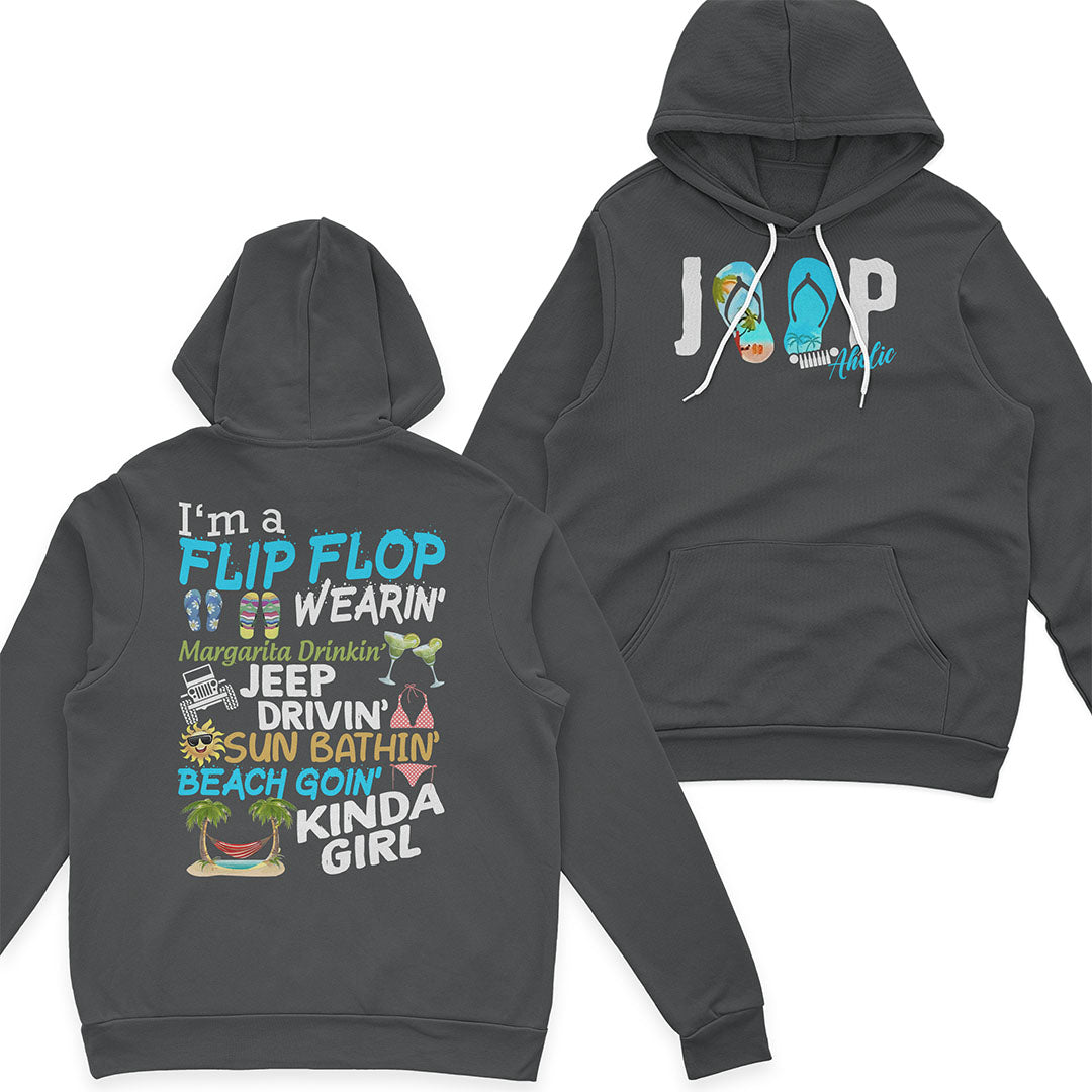 I'm A Flip Flop Margarita Jeep Drivin' Kinda Girl T-Shirt Hoodie Supler Store