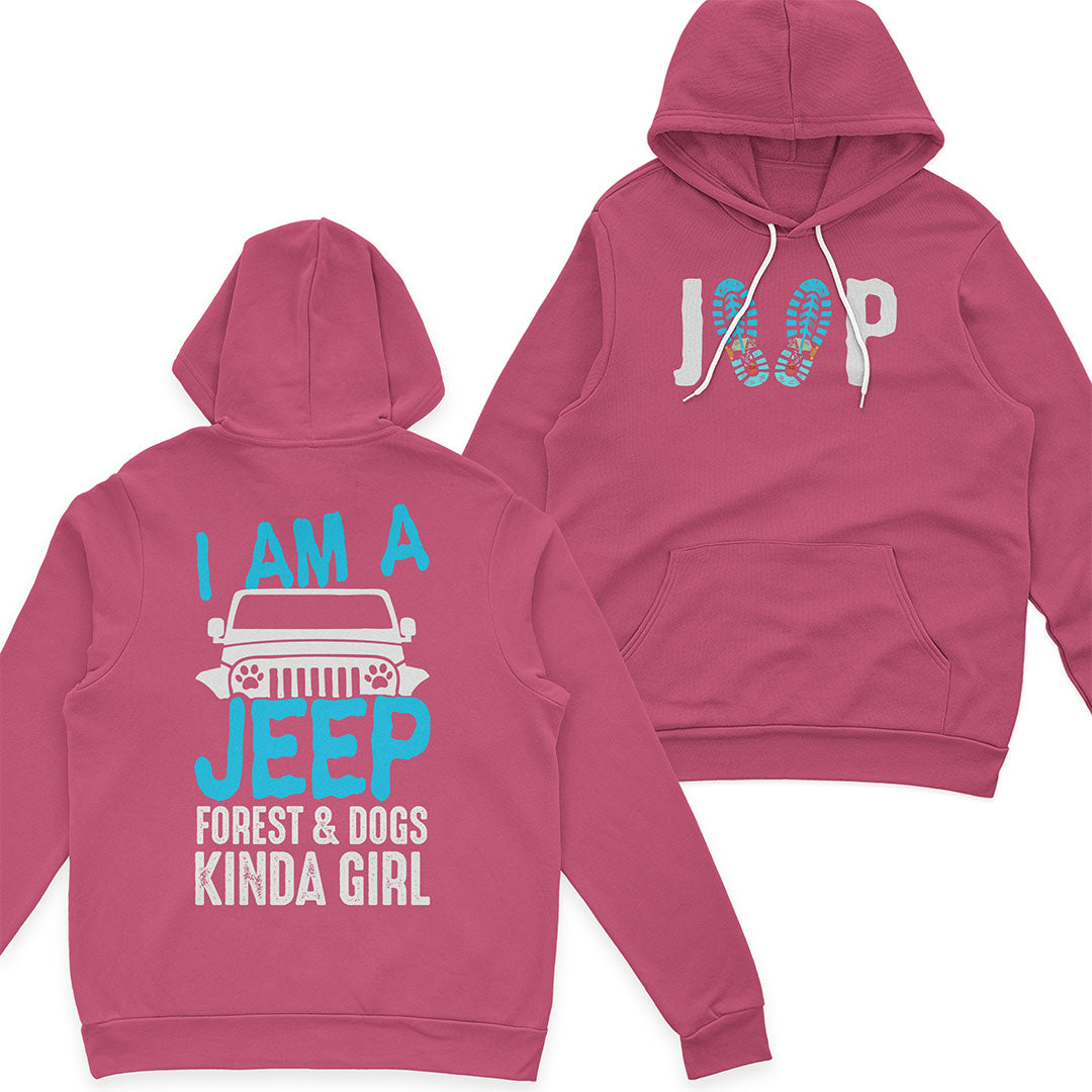 I'm A Jeep Forest & Dogs Kinda Girl T-Shirt Hoodie Supler Store