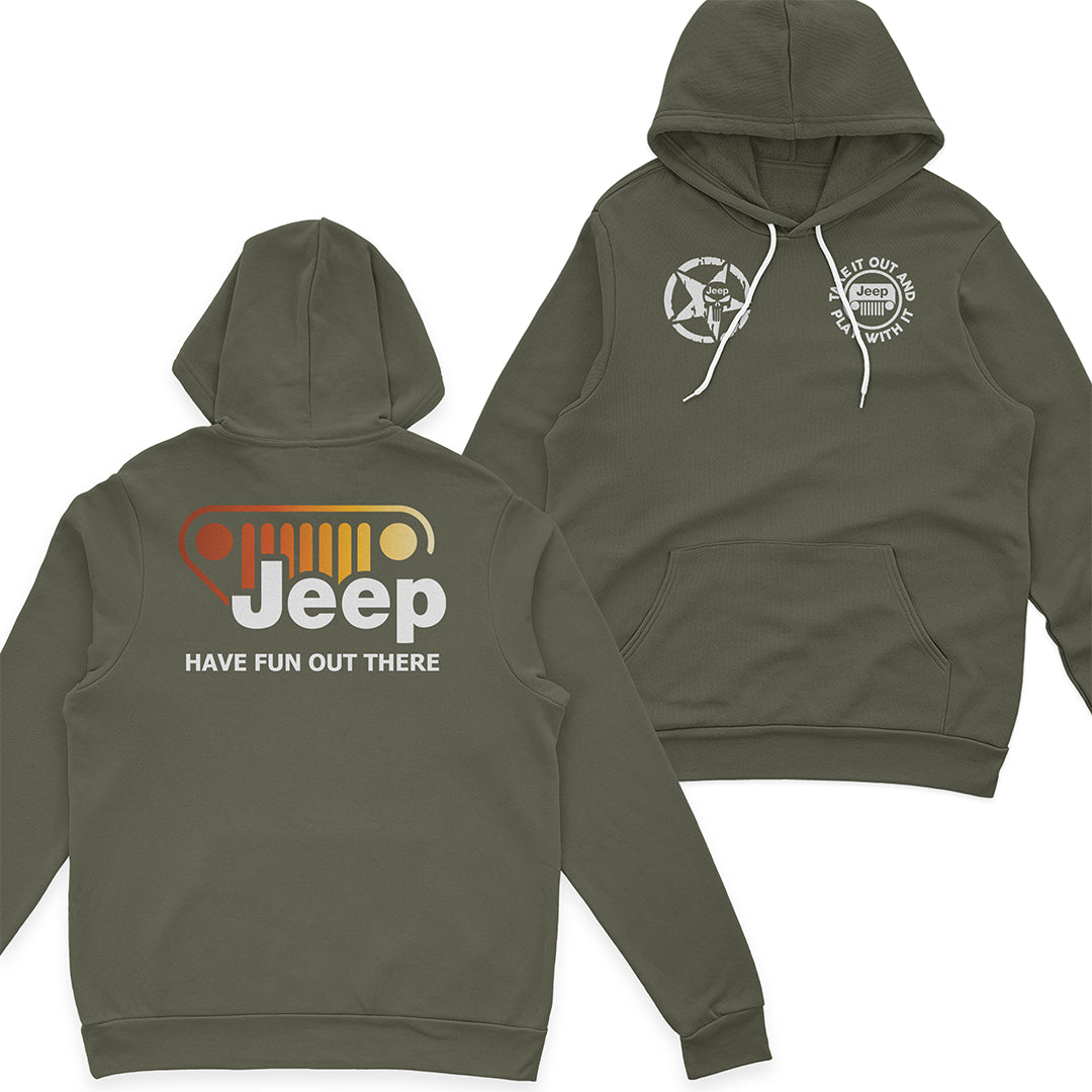 Jeep Take It Out And Play With It Vintage T-Shirt Hoodie
