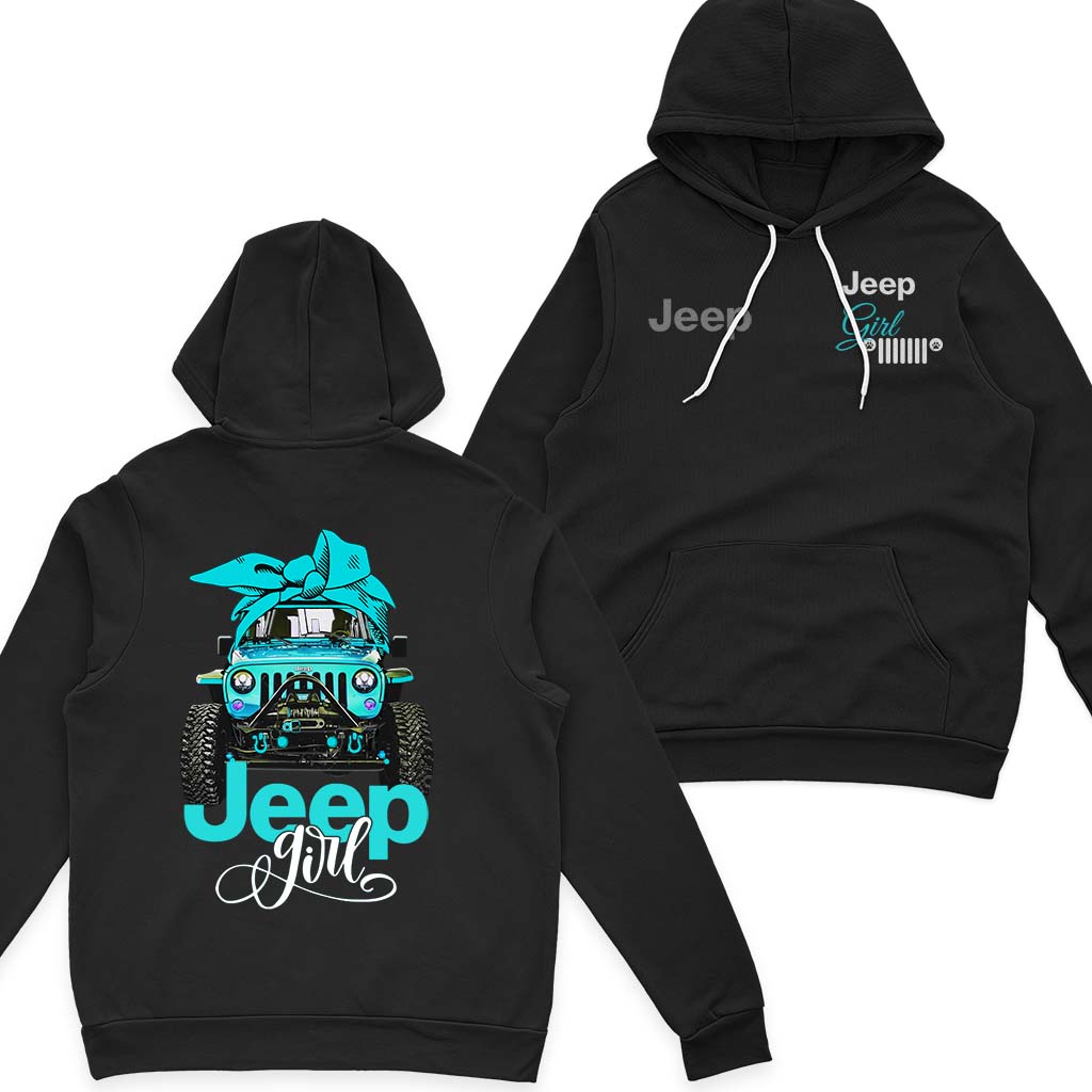 Multicolor Jeep Girl Quarter Zip Hoodie Supler Store