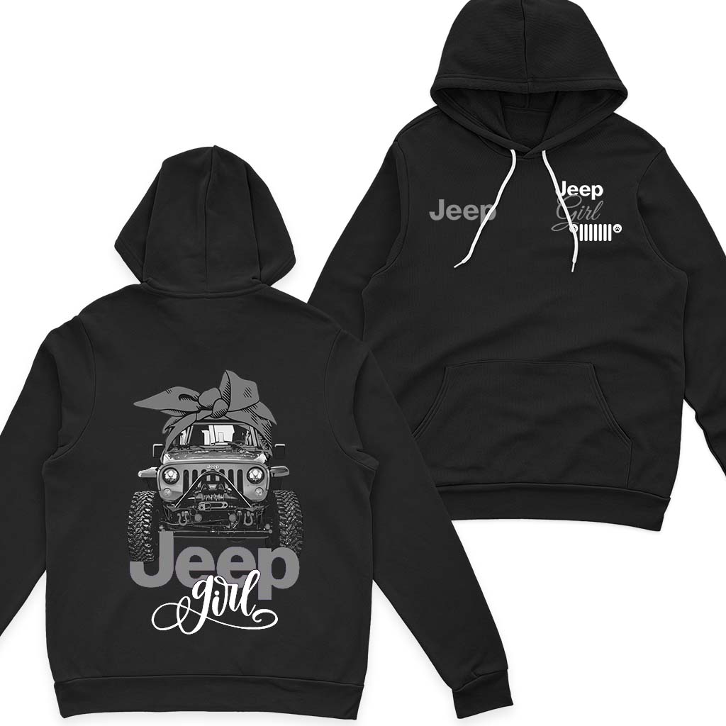 Multicolor Jeep Girl Quarter Zip Hoodie Supler Store