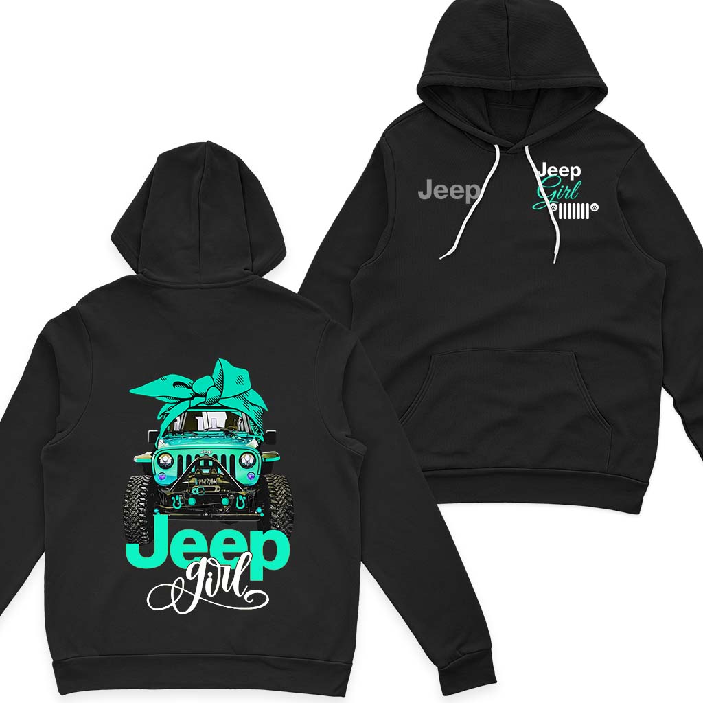 Multicolor Jeep Girl Quarter Zip Hoodie Supler Store