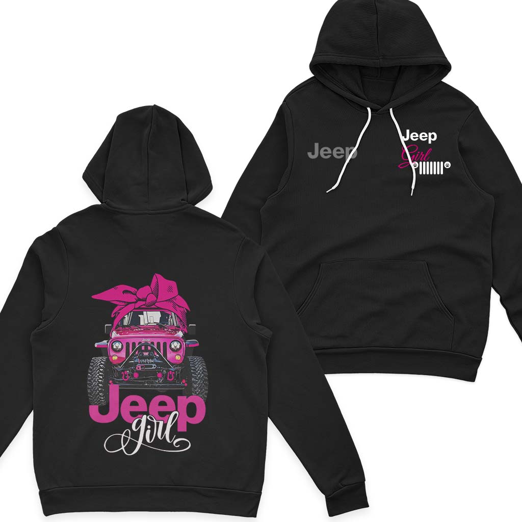 Multicolor Jeep Girl Quarter Zip Hoodie Supler Store