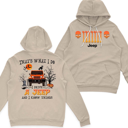 That's What I Do I Drive Jeep Halloween T-Shirt Hoodie Supler Store