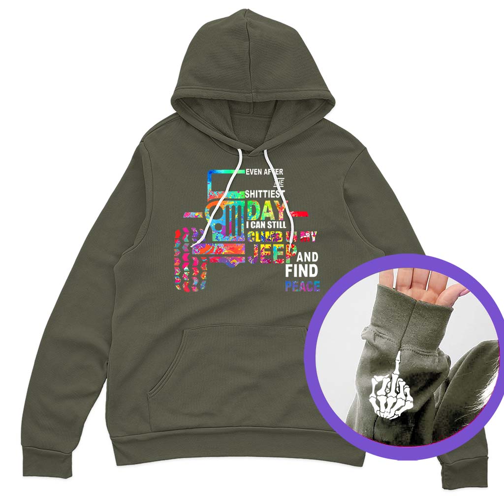 Jeep Find Peace Funny Hand T-Shirt Hoodie Supler Store