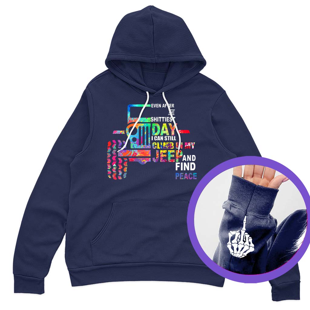 Jeep Find Peace Funny Hand T-Shirt Hoodie Supler Store