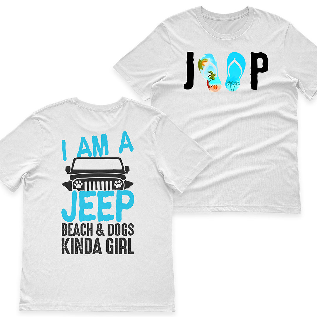 I'm A Jeep Beach & Dogs Kinda Girl T-Shirt Hoodie Supler Store