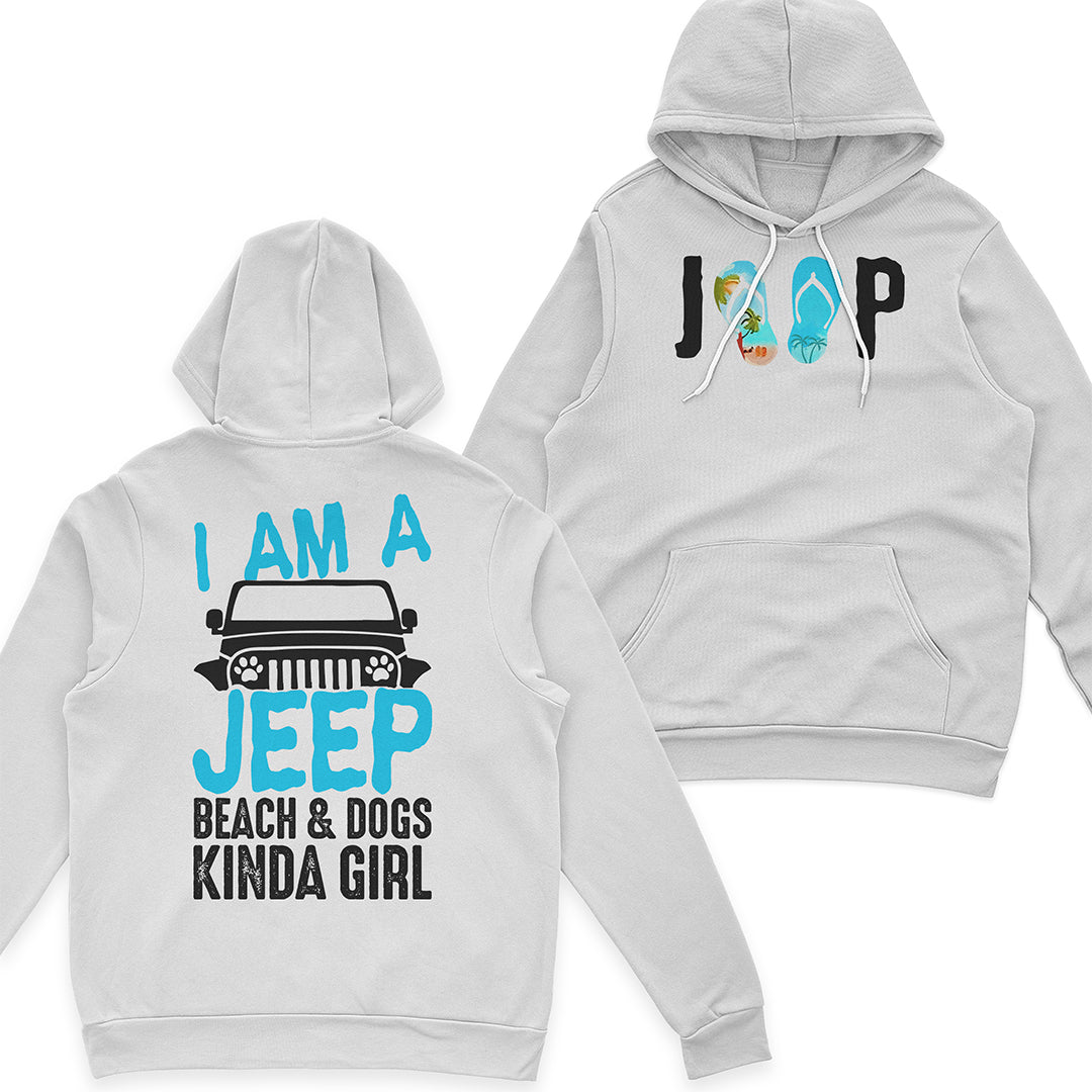 I'm A Jeep Beach & Dogs Kinda Girl T-Shirt Hoodie Supler Store