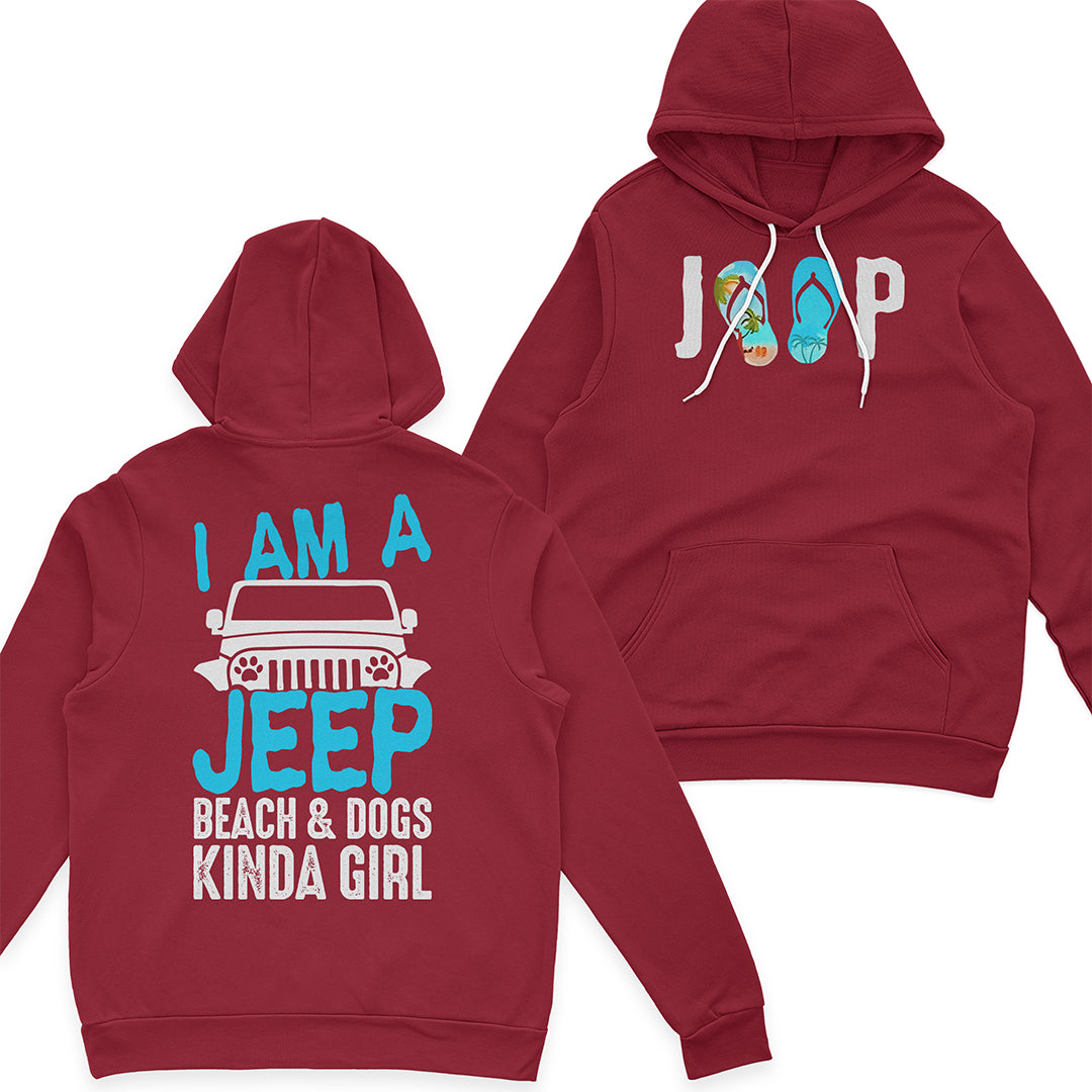 I'm A Jeep Beach & Dogs Kinda Girl T-Shirt Hoodie Supler Store