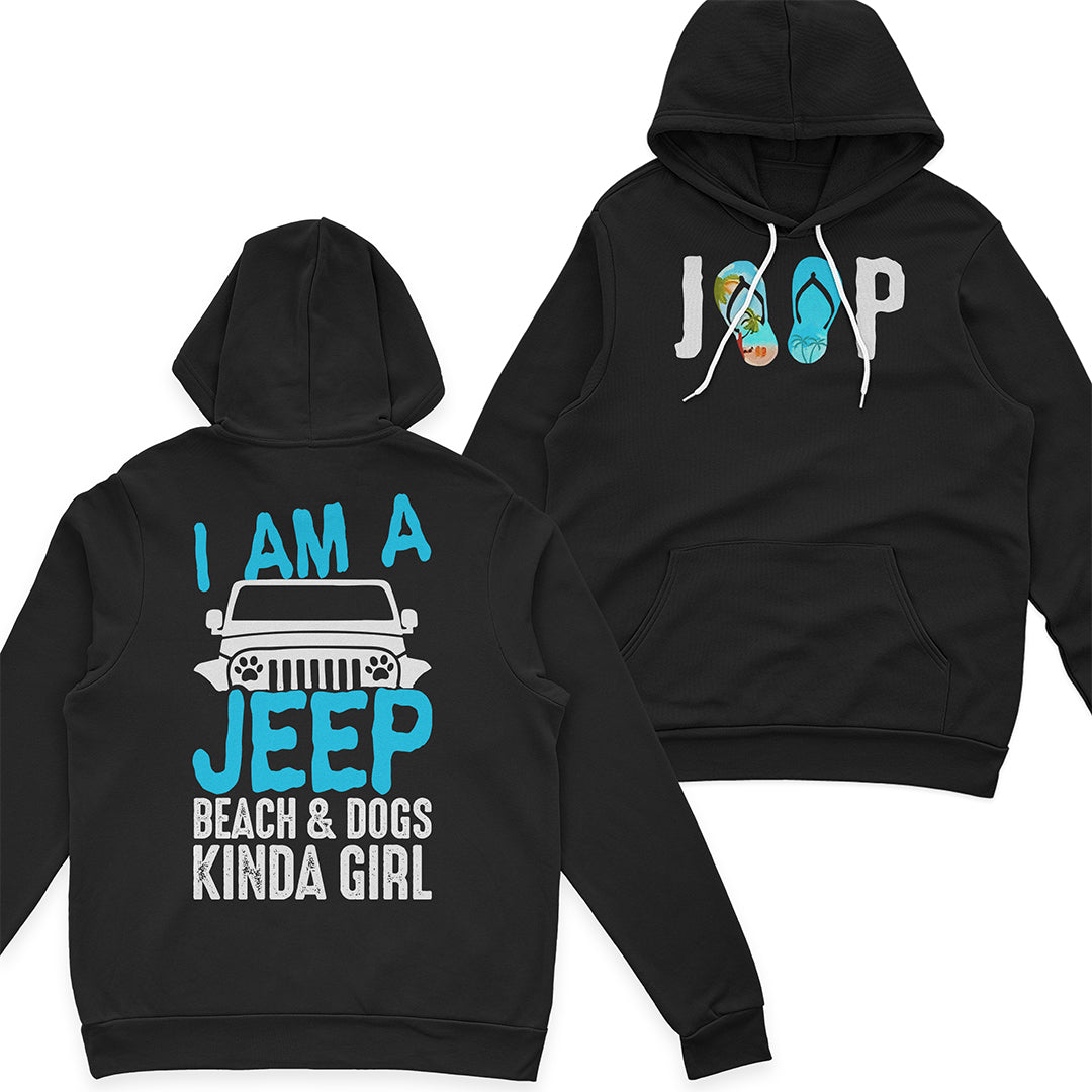 I'm A Jeep Beach & Dogs Kinda Girl T-Shirt Hoodie Supler Store