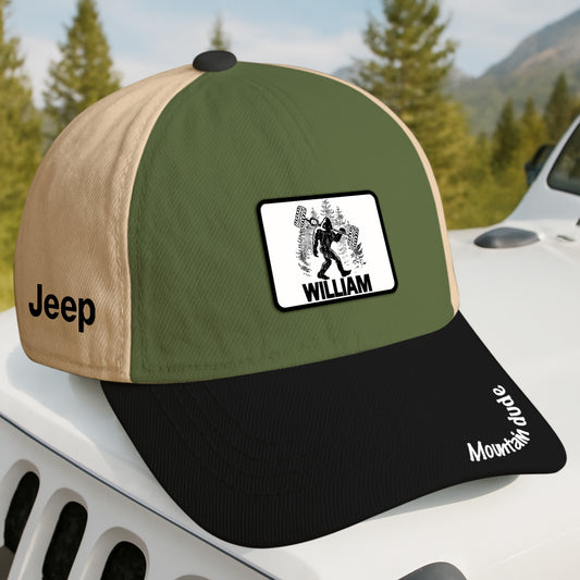 Personalized Jeep Hat Sasquatch Offroad 4x4