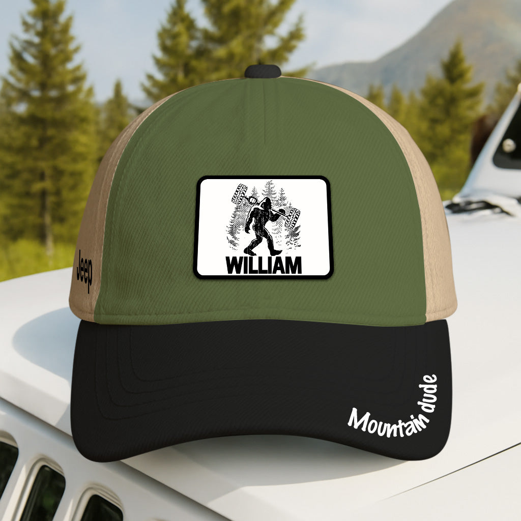 Personalized Jeep Hat Sasquatch Offroad 4x4