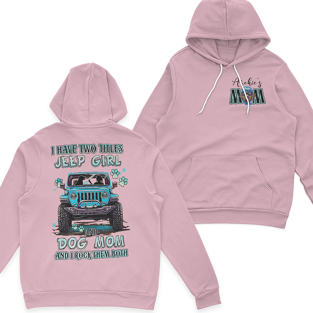 Personalized Jeep Girl And Dog Mom T-Shirt Hoodie Supler Store