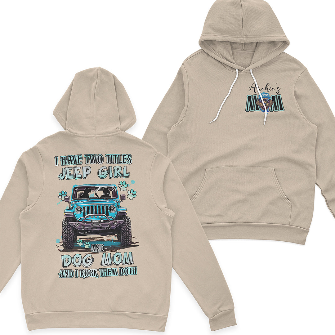 Personalized Jeep Girl And Dog Mom T-Shirt Hoodie Supler Store