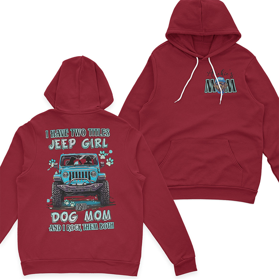 Personalized Jeep Girl And Dog Mom T-Shirt Hoodie Supler Store