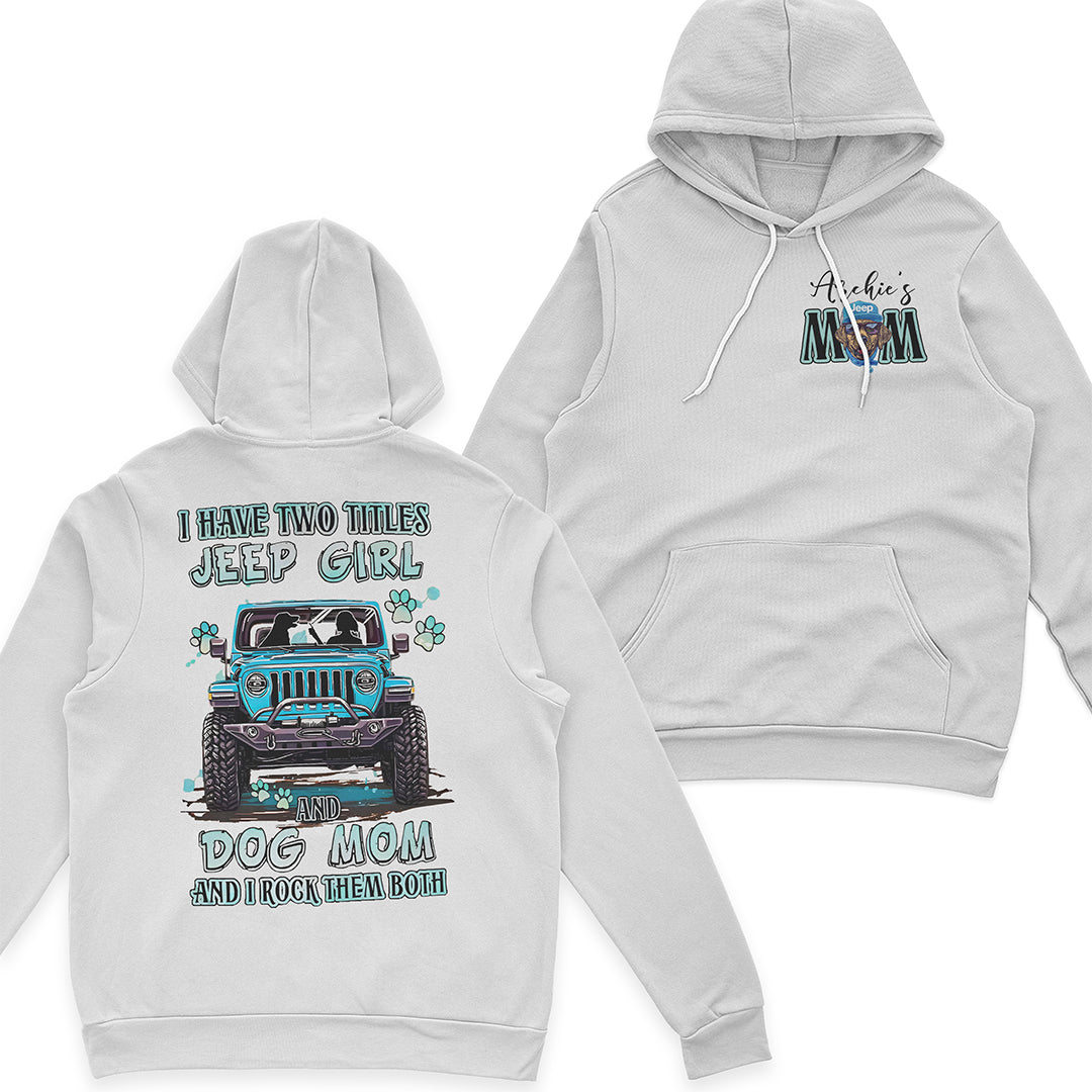 Personalized Jeep Girl And Dog Mom T-Shirt Hoodie Supler Store