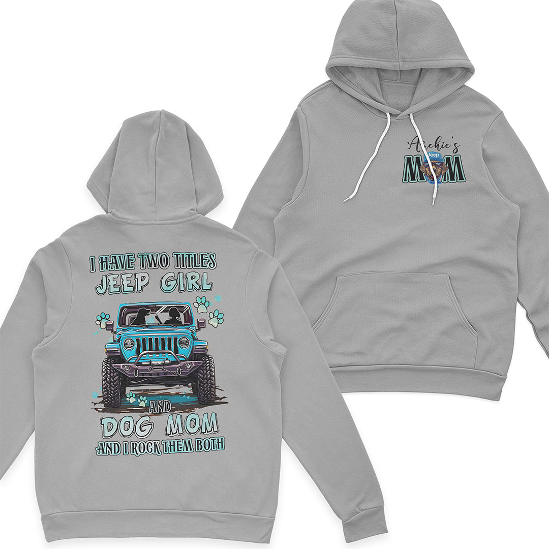 Personalized Jeep Girl And Dog Mom T-Shirt Hoodie Supler Store