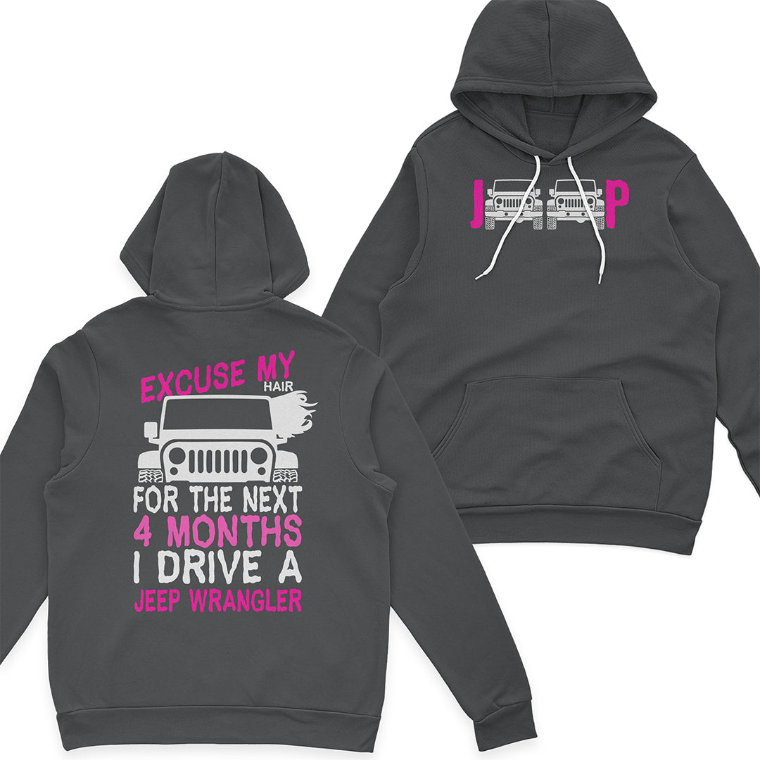 Jeep Hair Girl I Drive A Jeep Wrangler T-Shirt Hoodie Supler Store