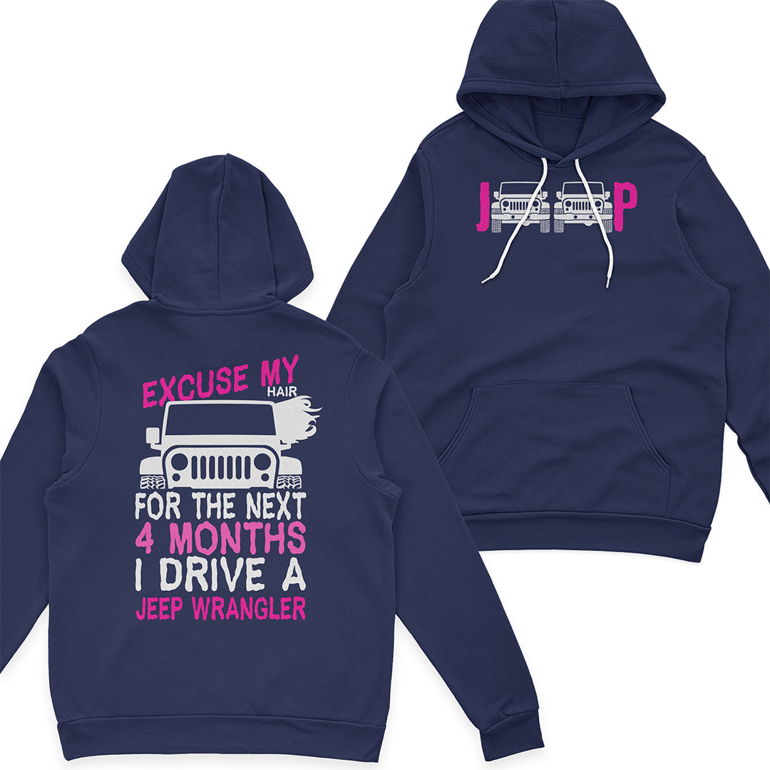 Jeep Hair Girl I Drive A Jeep Wrangler T-Shirt Hoodie Supler Store
