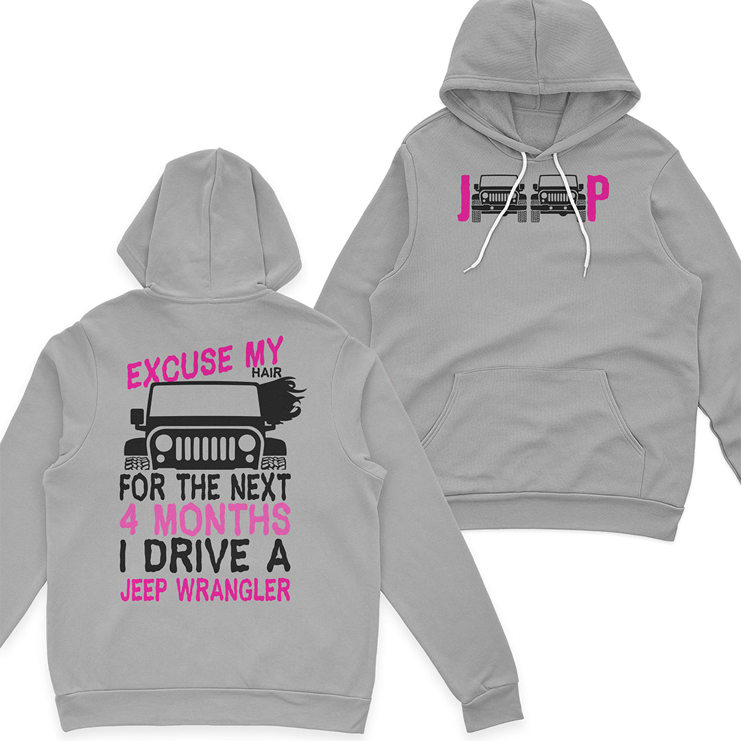 Jeep Hair Girl I Drive A Jeep Wrangler T-Shirt Hoodie Supler Store