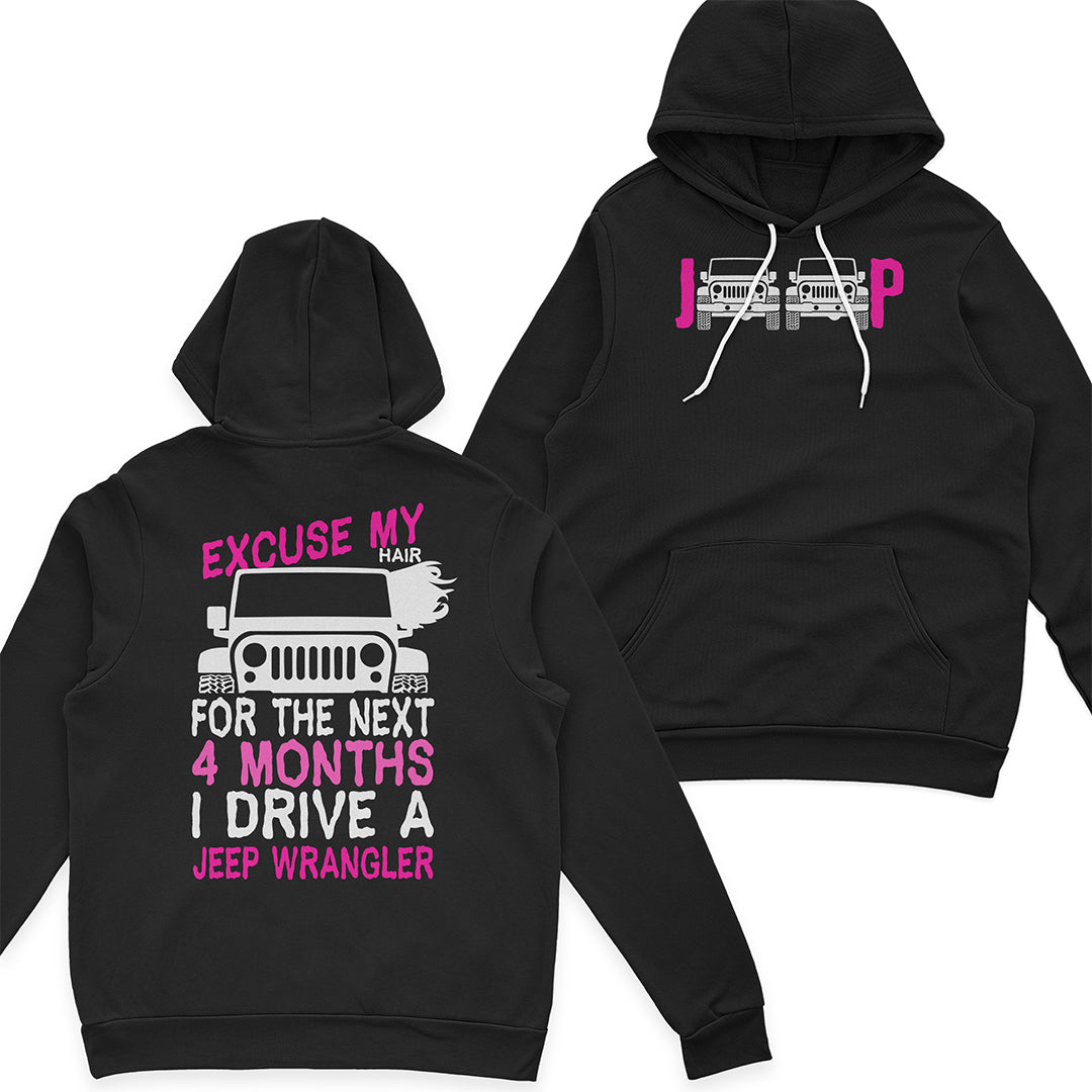 Jeep Hair Girl I Drive A Jeep Wrangler T-Shirt Hoodie Supler Store
