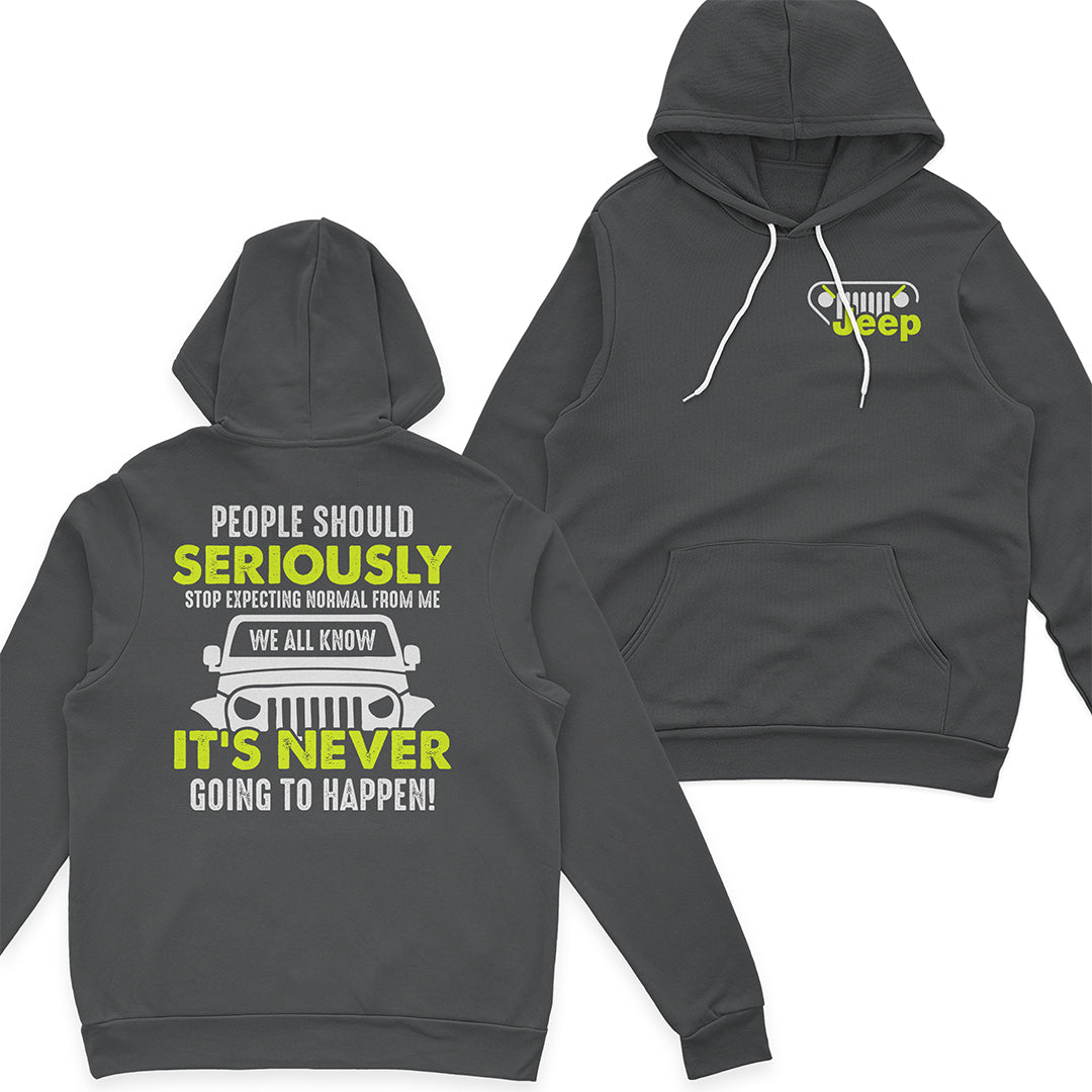 Jeep People Should Stop Expecting Normal From Me Funny T-Shirt Hoodie Jeep I Am A Simple Woman And Believe In Jesus T-Shirt Hoodie