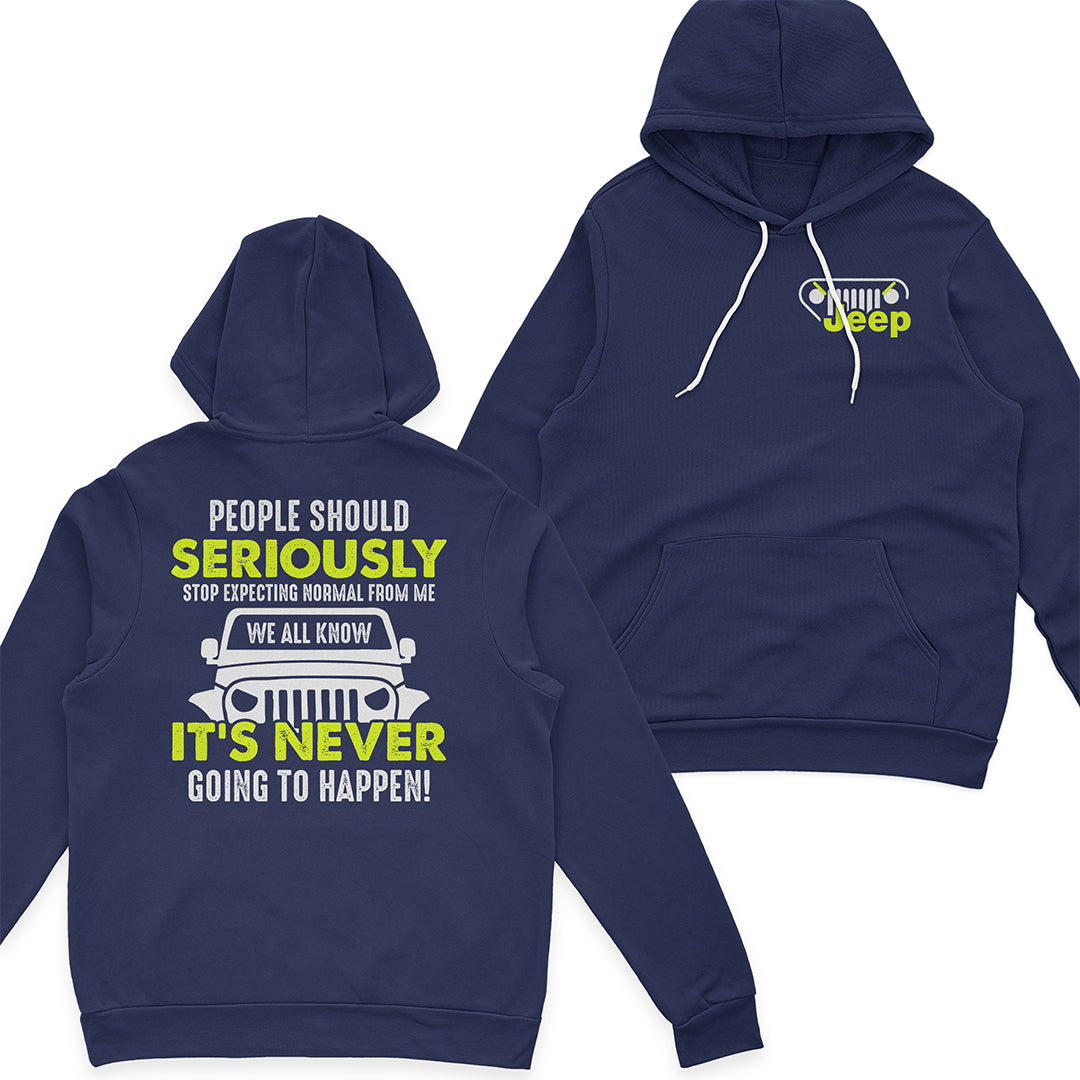 Jeep People Should Stop Expecting Normal From Me Funny T-Shirt Hoodie Jeep I Am A Simple Woman And Believe In Jesus T-Shirt Hoodie